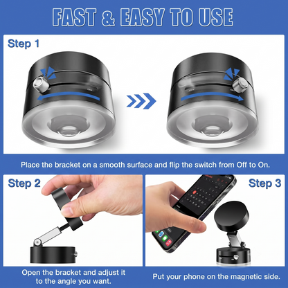 MagGrip Universal Vacuum Magnetic Phone Mount | Special Offer ₹570 (Free COD)