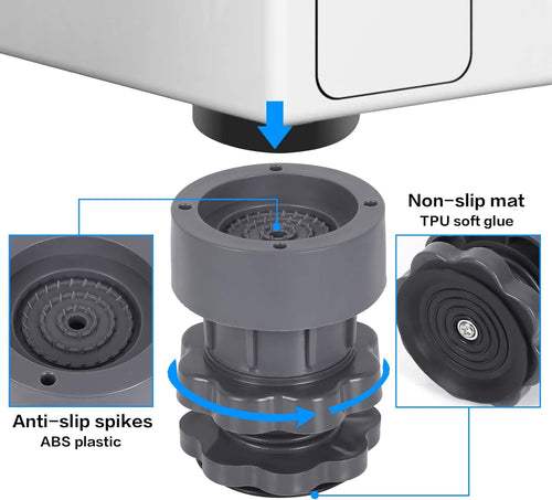 Adjustable Anti Vibration Pads Rubber (4-Pack) | 65% Off + Free COD