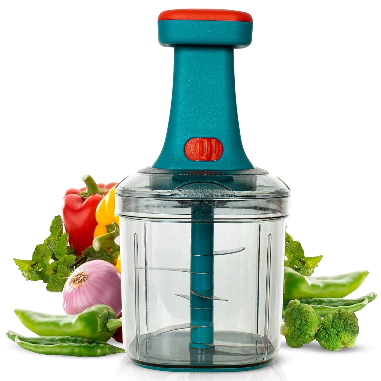 Push & Chop Mate Manual Press Vegetable Chopper & Dicer | 20% OFF + Free Shipping