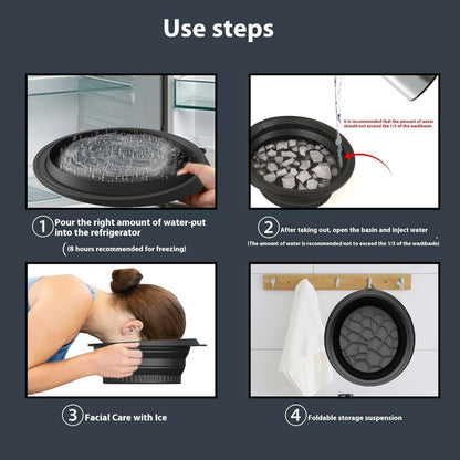 Foldable Ice Face Bowl for Skin Sculpting & Cold Therapy | Free Shipping & COD