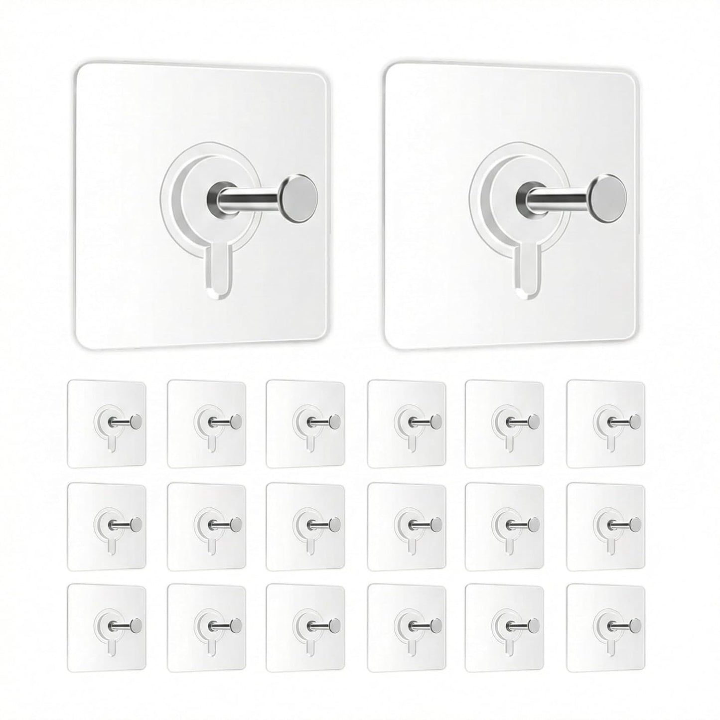 Self Adhesive Heavy Duty Wall Hooks (Pack of 10) | Get Free Shipping + COD