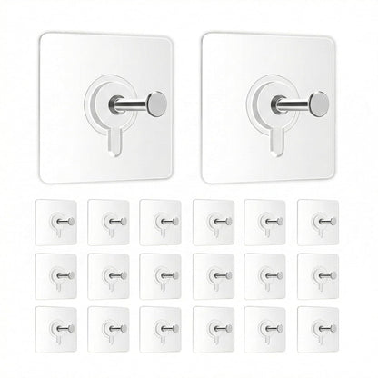 Self Adhesive Heavy Duty Wall Hooks (Pack of 10) | Get Free Shipping + COD