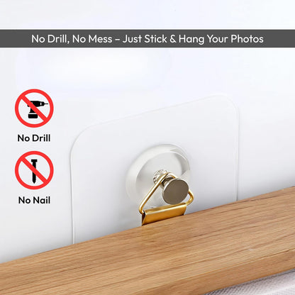 Self Adhesive Heavy Duty Wall Hooks (Pack of 10) | Get Free Shipping + COD
